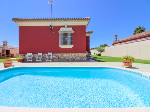 Casas y Villas de alquiler para vacaciones en Chiclana La Barrosa con piscina privada
